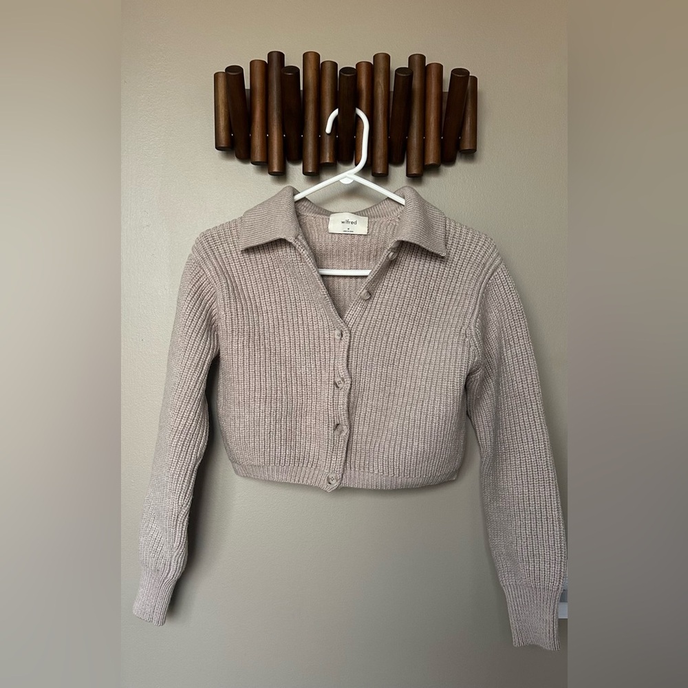 Wilfred Cropped Ribbed Sweater